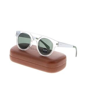 KOMONO Dreyfuss Clear/Silver Sunglasses NEW